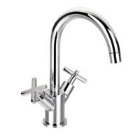 Keukenmengkraan Best Design New-Jax Twee Kruisgrepen 30,5 cm Chroom - thumbnail