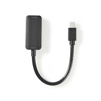 Nedis CCGP37654BK02 Mini-displayport - Hdmi™-kabel 1.4 Mini-displayport Male - Hdmi™-uitgang 0,2 M Zwart - thumbnail