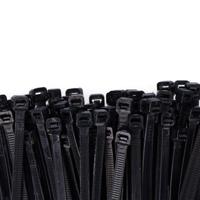 Nylon kabelbinders EDM 48403 Zwart 300 x 4,8 mm (100 Stuks) - thumbnail