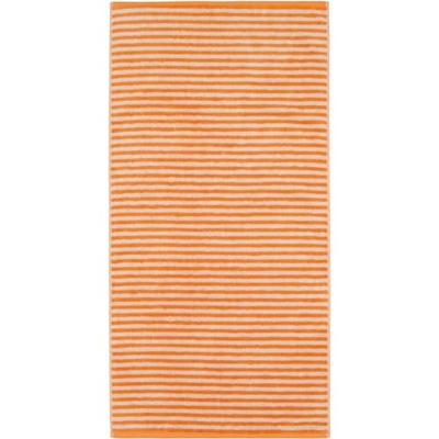 Cawö Cawo Campus Ringel Gastendoekje 30x50 mandarine