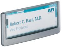 Durable Deur-/infobord | B149xH52,5 mm | controlevenster acrylglas | achterdeel ABS grafiet | 1 stuk - 486037 486037 - thumbnail