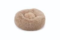 Beeztees Yali - hondenbed - pluche - beige - diam. 50 cm - thumbnail