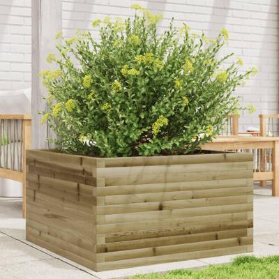 VidaXL Plantenbak 80x80x45,5 cm geïmpregneerd grenenhout