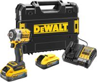 DeWalt DCF921P2LRT-QW Compact Accu Slagmoersleutel | Frictiering Lanyard-Ready | XR 18V | 1/2'' | 2x 5,0Ah Accu's + lader | In TSTAK - DCF921P2LRT-QW - thumbnail