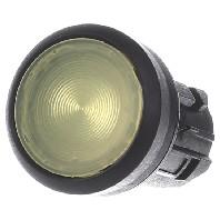 Siemens 3SU10010AB300AA0 3SU1001-0AB30-0AA0 Verlichte druktoets Bedieningsknop vlak, Kunststof frontring Geel 1 stuk(s)