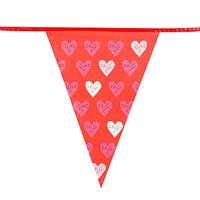 Vlaggenlijn Liefde Hartjes (6m) - thumbnail
