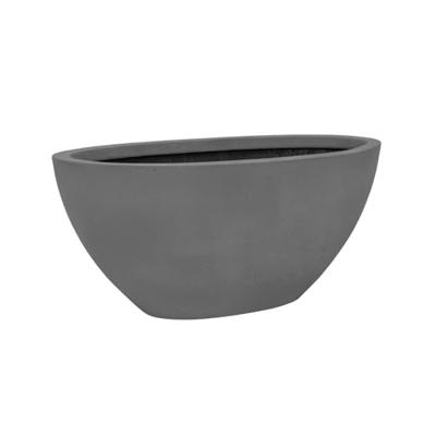 Dorant XS schaal ovaal Grijs L32xH13xW13cm