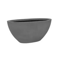 Dorant XS schaal ovaal Grijs L32xH13xW13cm - thumbnail