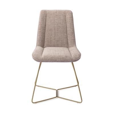 Jesper Home Umedo eetkamerstoel Grainy Greige beehive gold Jesper Home Umedo eetkamerstoel Grainy Greige beehive gold