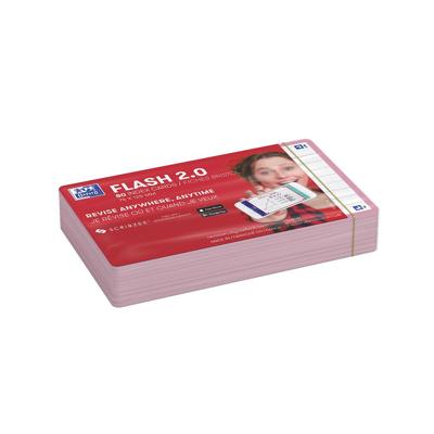 Flashcard Oxford 2.0 75x125mm 80 vel 250gr lijn roze Flashcard Oxford 2.0 75x125mm 80 vel 250gr lijn roze