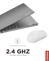 Lenovo 300 Wireless Compact Muis Draadloos Optisch Lichtgrijs 3 Toetsen 1000 dpi - thumbnail