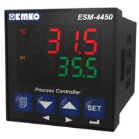 Emko ESM-4450.1.20.1.1/01.04/0.0.0.0 2-punt, P, PI, PD, PID Temperatuurregelaar Pt100, J, K, R, S, T -200 tot 1700 °C Relais 5 A, Relais 3 A (l x b x h) 117 x - thumbnail