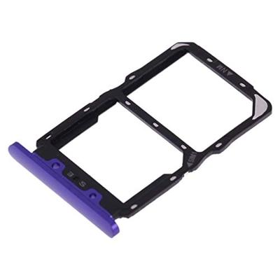 SIM-kaart lade + NM kaart lade voor Huawei Nova 5 (paars)