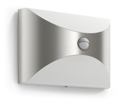 Philips LED Herb 172994716 LED-buitenlamp met bewegingsmelder (wand) LED LED vast ingebouwd 6 W RVS Philips LED Herb 172994716 LED-buitenlamp met bewegingsmelder (wand) LED LED vast ingebouwd 6 W RVS