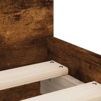 Bedframe met lades gerookt eikenkleurig 90x190 cm - thumbnail