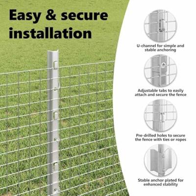VidaXL Hek met paal zilver 0,6 x 10 m staal