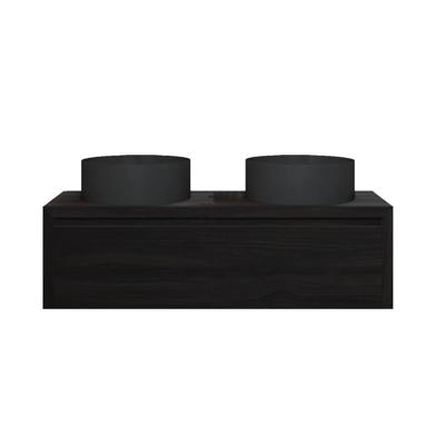 Badkamermeubelset Gliss Ares 140 cm Met Waskom Charcoal