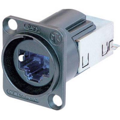 Neutrik NE8FDY-C6-B Ethercon CAT6 chassisdeel zwart