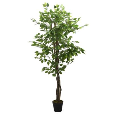 Kunstplant ficus 378 bladeren 80 cm groen Kunstplant ficus 378 bladeren 80 cm groen