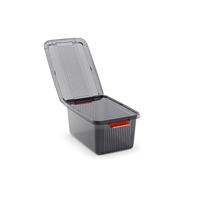 KIS 237047 Opbergbox K Latch Stapelbaar (b x h x d) 590 x 280 x 390 mm Rook-grijs, Doorschijnend 1 stuk(s) - thumbnail
