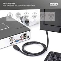Digitus DB-330123-020-S HDMI-kabel HDMI Aansluitkabel HDMI-A-stekker, HDMI-A-stekker 2.00 m Zwart 4K UHD, Audio Return Channel (ARC) - thumbnail