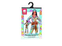 Hippy flower power kostuum vrouw - thumbnail