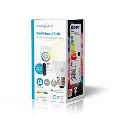 Nedis WIFILRC10E27 LED-lamp 9 W E27 F Nedis WIFILRC10E27 LED-lamp 9 W E27 F
