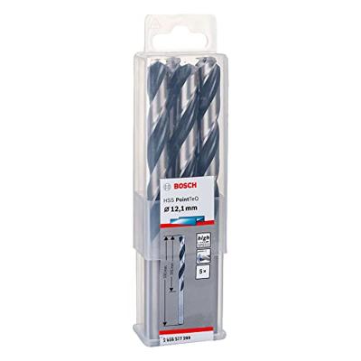 Bosch Accessories 2608577289 2608577289 Metaal-spiraalboor 12.1 mm 5 stuk(s) Bosch Accessories 2608577289 2608577289 Metaal-spiraalboor 12.1 mm 5 stuk(s)
