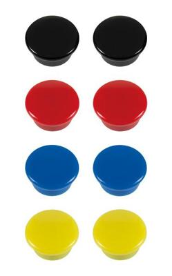 Westcott AC-E10807 Magneet Assorti Pak à 8st. Ø 15x8mm, 100g