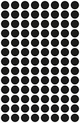 Avery Ronde etiketten diameter 8 mm, zwart, 416 stuks