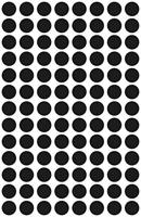 Avery-Zweckform 3009 Etiketten Ø 8 mm Papier Zwart 416 stuk(s) Permanent hechtend Etiketten voor markeringspunten - thumbnail