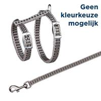 TRIXIE KATTENTUIG MET RIEM METALEN GESPEN REFLECTEREND ASSORTI 22-42X1 CM 120 CM 4 ST - thumbnail