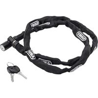 Abus kettingslot 1500/110 web zwart - 110cm - fiets - zwart - thumbnail