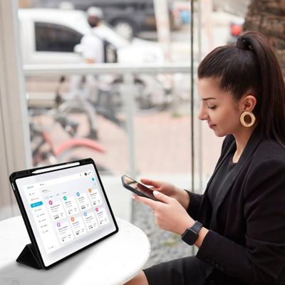 4Smarts Folio Case Basic Book cover Zwart Tabletcover