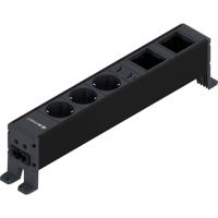 IB Connect 33203578/3 Bureaustekkerdoos 1 stuks Zwart Randaarde stekker - thumbnail