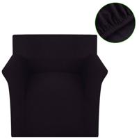 vidaXL bankhoes stretch bruin polyester ribstof - thumbnail