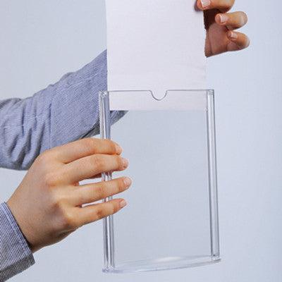 Menustandaard A4 met ovale voet