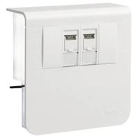 Hager Tehalit Apparaatinzetstuk RJ45 Cat.6 voor Accessoires voor elektroplintsysteem Wit 1 stuk(s) - thumbnail
