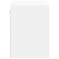 Garagewandkast bewerkt hout wit - thumbnail