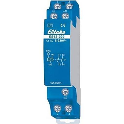 Eltako ES12-200 Stroomstootschakelaar DIN-rail 2x NO 230 V/DC, 230 V/AC 16 A 2000 W 1 stuk(s) Eltako ES12-200 Stroomstootschakelaar DIN-rail 2x NO 230 V/DC, 230 V/AC 16 A 2000 W 1 stuk(s)