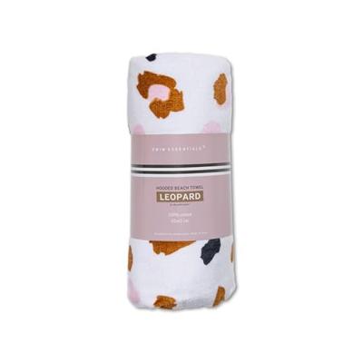 Swim Essentials Strandponcho Kaki Panterprint 65 x 65 cm - thumbnail