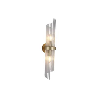 Searchlight WandlampLara goud met helder glas - 11500-2GO
