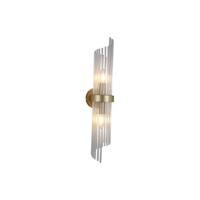 Searchlight WandlampLara goud met helder glas - 11500-2GO - thumbnail