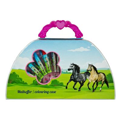 Undercover Kleurkoffer paarden, 51dlg.