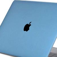 Lunso MacBook Air 13 inch M1 (2020) cover hoes - case - Sand Light Blue - thumbnail
