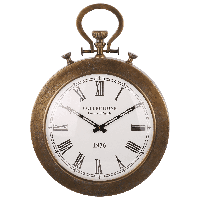 Wandklok Remy groot brons - thumbnail