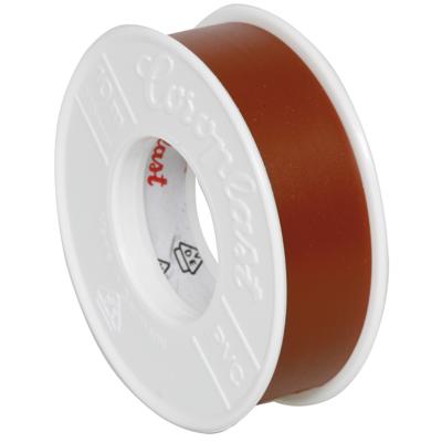PVC-Isolatieband bruin 19mm, 25 meter Coroplast