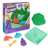 Kinetic Sand Sand Box Groen - thumbnail