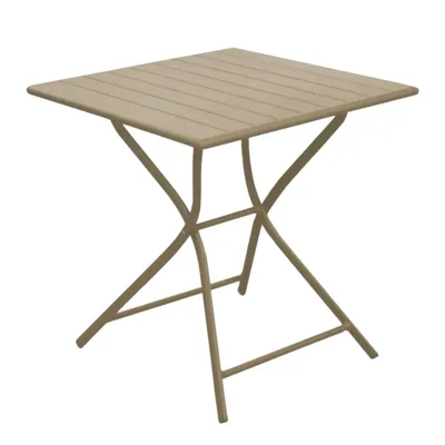 Inklapbare tuintafels GLOBE 70x70 Sand