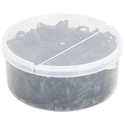 VidaXL Haarelastiekjes paard 500 st silicone zwart VidaXL Haarelastiekjes paard 500 st silicone zwart